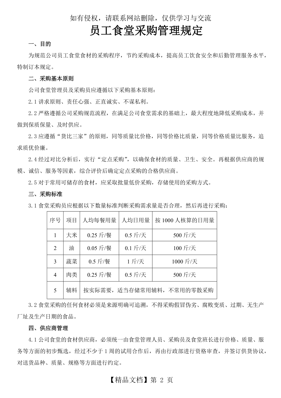 员工食堂采购管理规定.doc_第2页