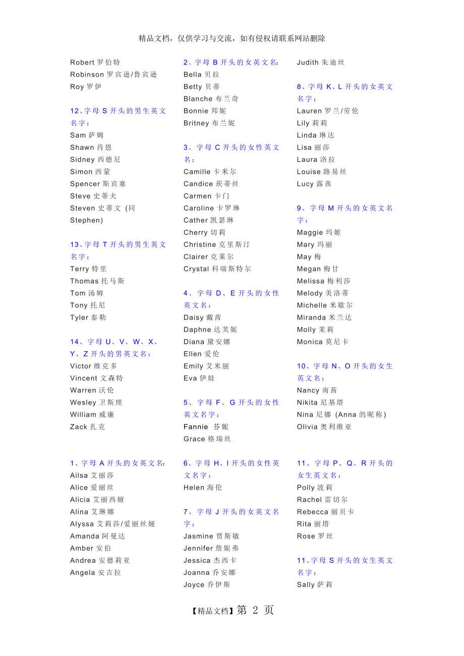 英文名字大全39003.doc_第2页