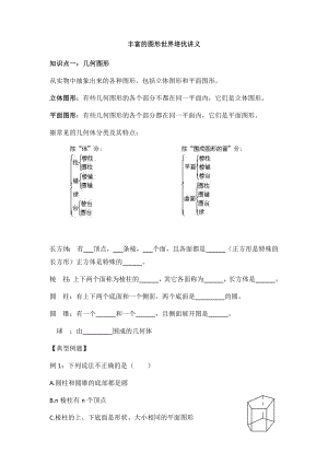 丰富的图形世界培优讲义().doc