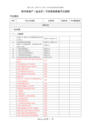 郑州市房地产项目开发报批报建节点流程(超详细).doc