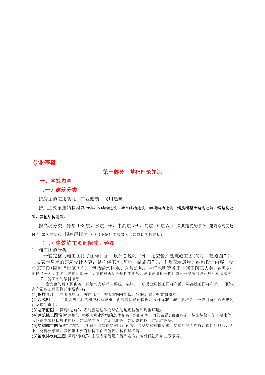 北京地区最新初级职称(助工)考试及详细内容(建筑类)结合网上资料整理全.doc_第2页