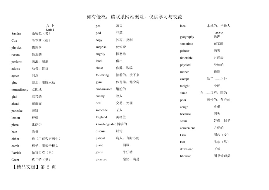 冀教版八上英语单词.doc_第2页