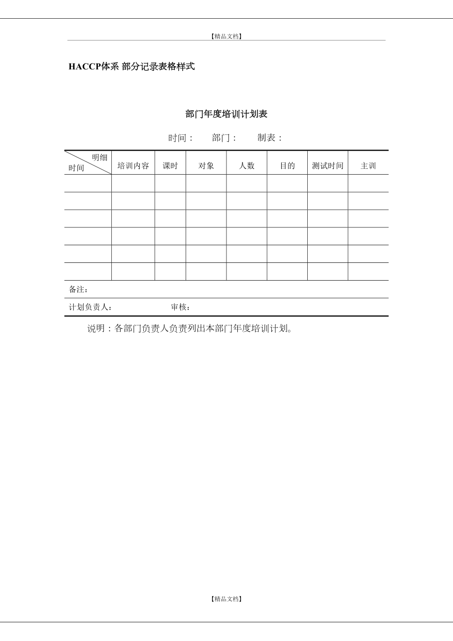 HACCP体系部分记录表格样式.doc_第2页