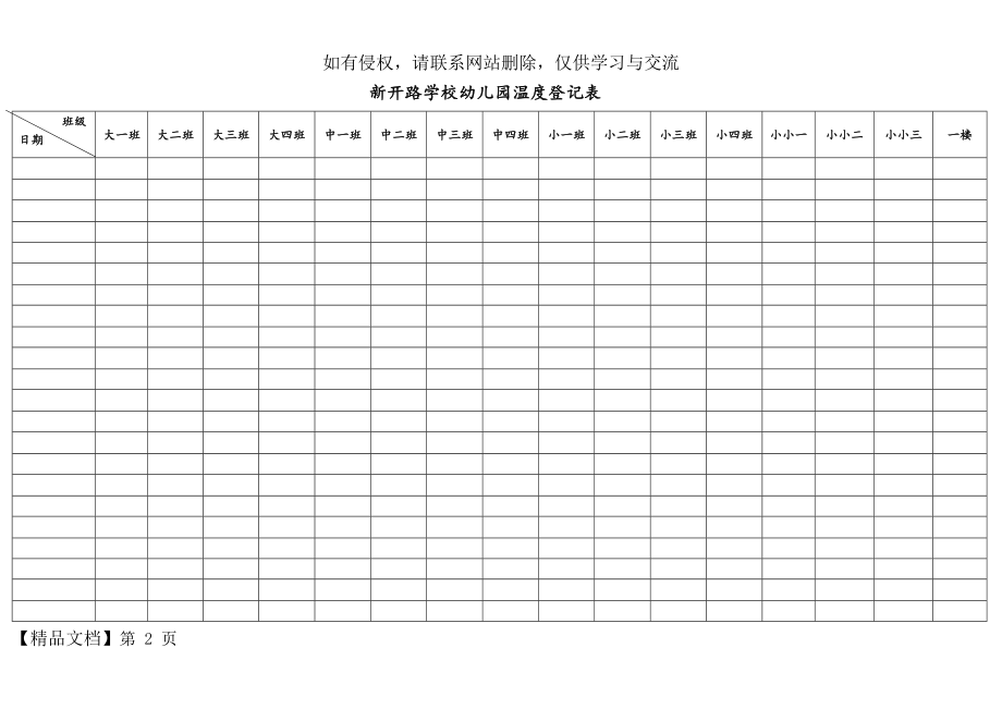 幼儿园温度记录表.doc_第2页