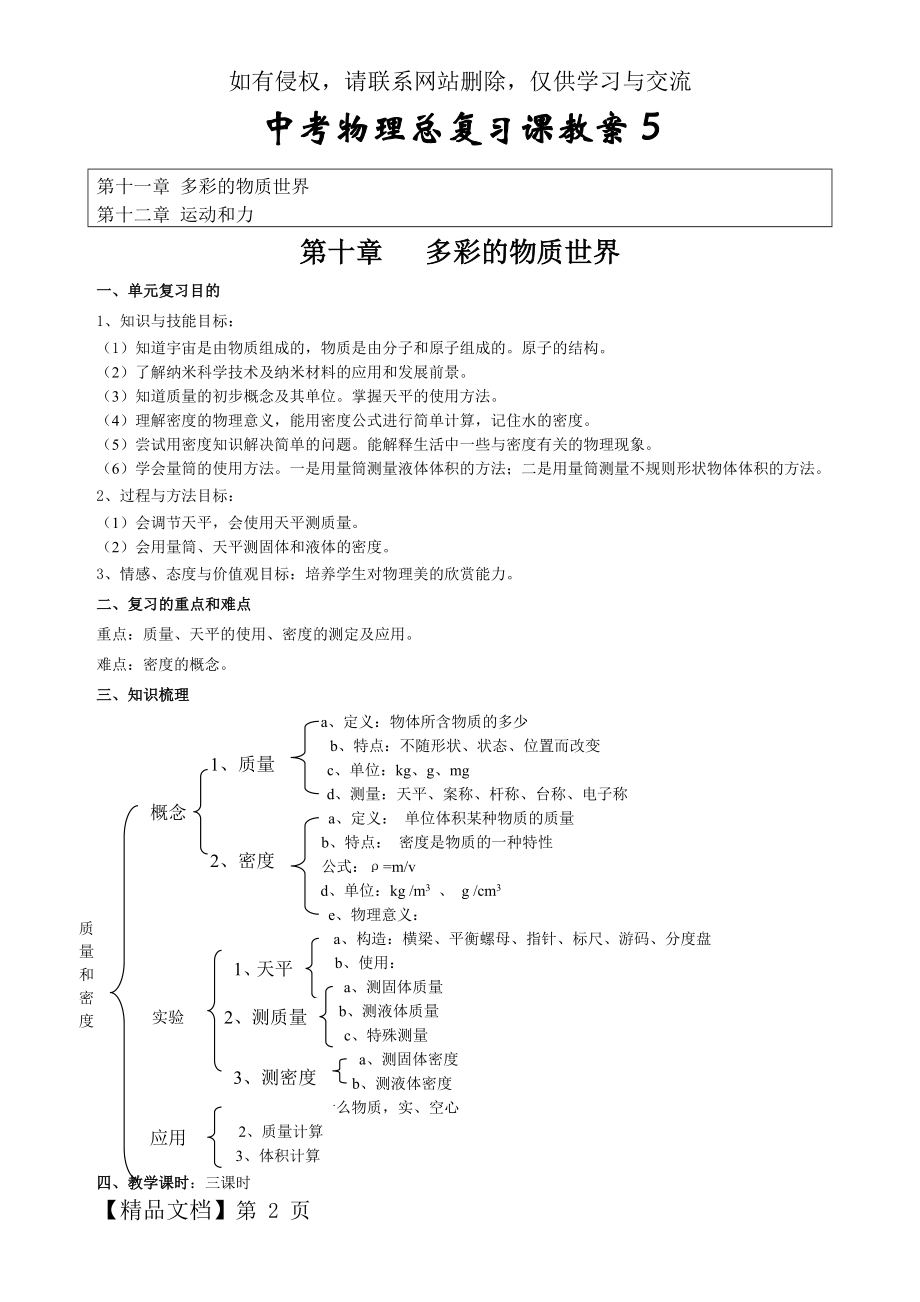 中考物理总复习课教案(05)精品文档17页.doc_第2页