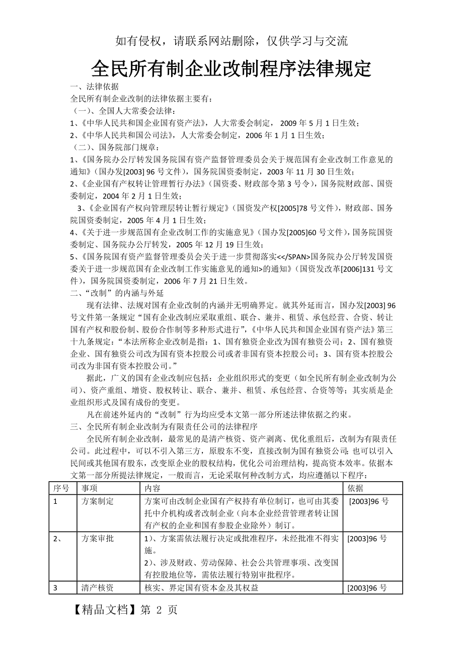 全民所有制企业改制程序法律规定.doc_第2页