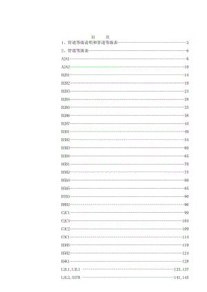 管道等级表.doc
