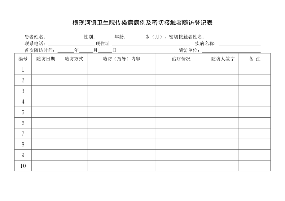 传染病病例随访登记表.doc_第1页