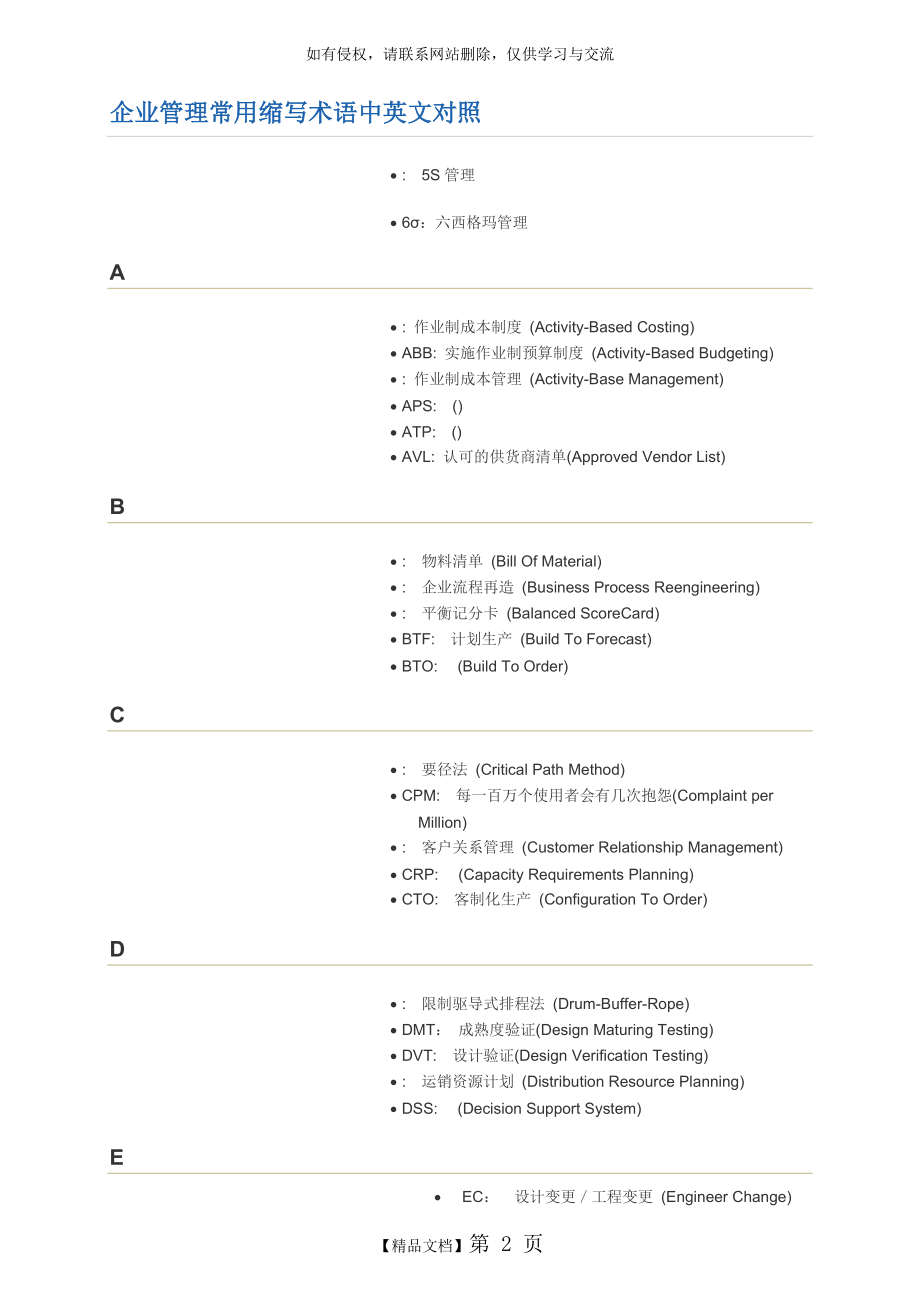 企业管理常用缩写术语中英文对照.doc_第2页