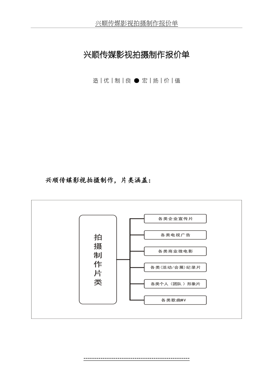 兴顺传媒影视拍摄制作报价单.doc_第2页