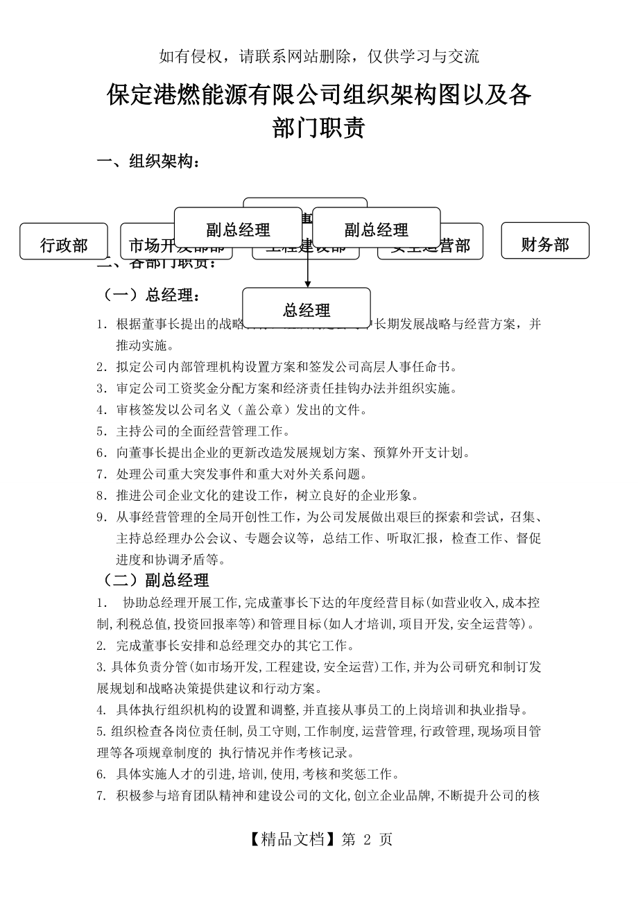 公司组织架构图及部门职责87063.doc_第2页