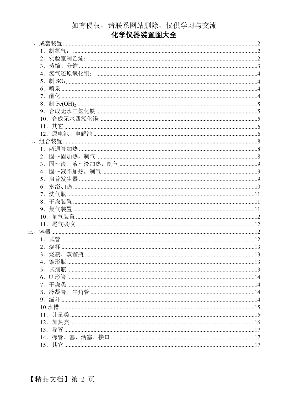 初高中化学仪器装置图大全word资料12页.doc_第2页