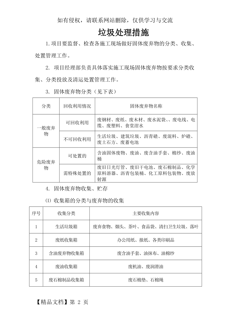 垃圾处理措施精品文档4页.doc_第2页