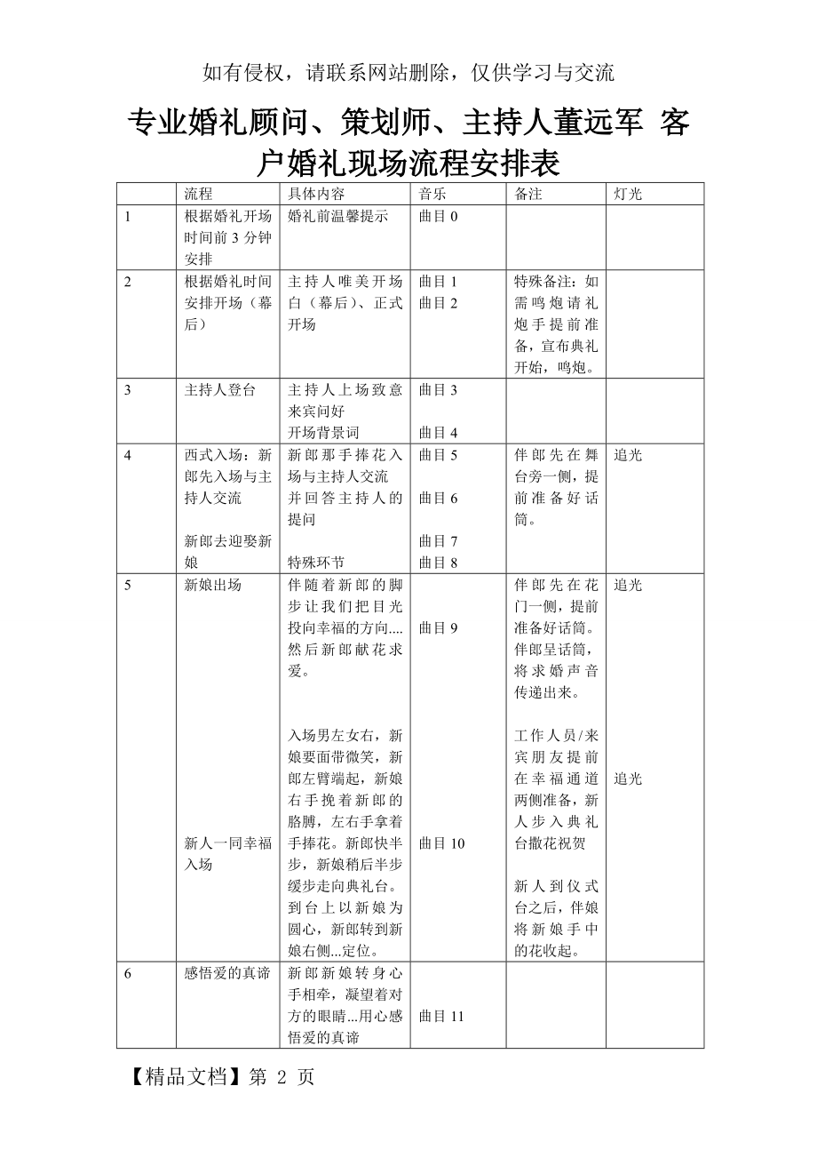 婚礼现场流程安排表-4页文档资料.doc_第2页