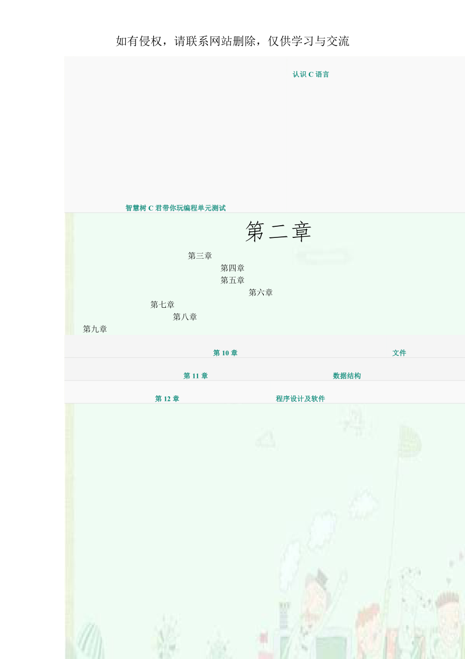 智慧树C君带你玩编程单元测试.docx_第1页