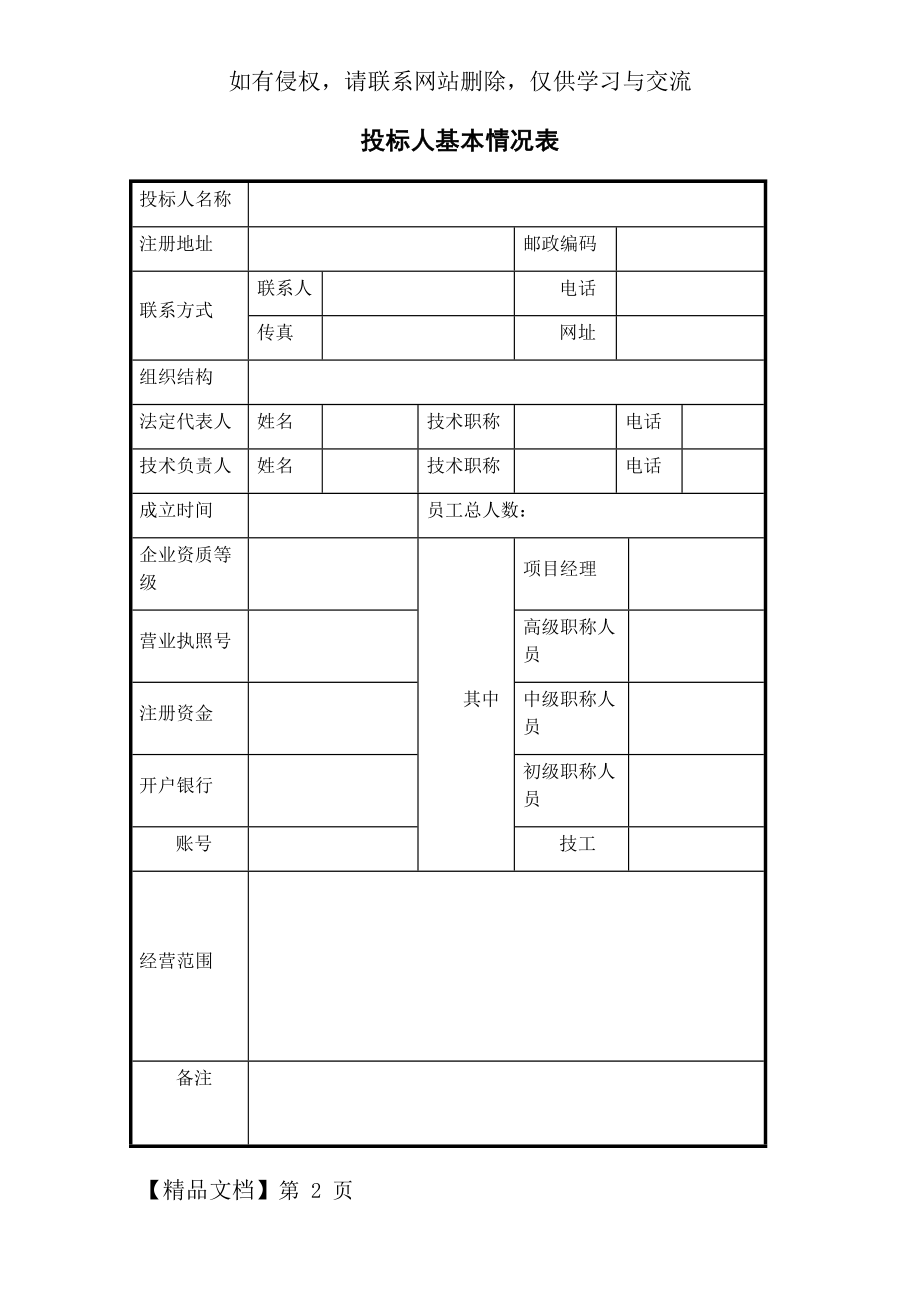 投标人基本情况表模板-3页精选文档.doc_第2页