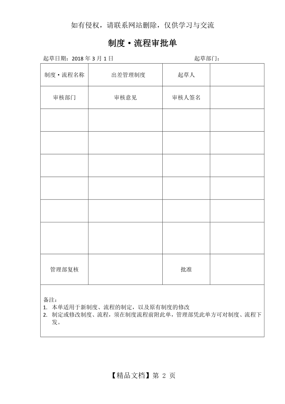 中小企业出差管理制度知识分享.doc_第2页