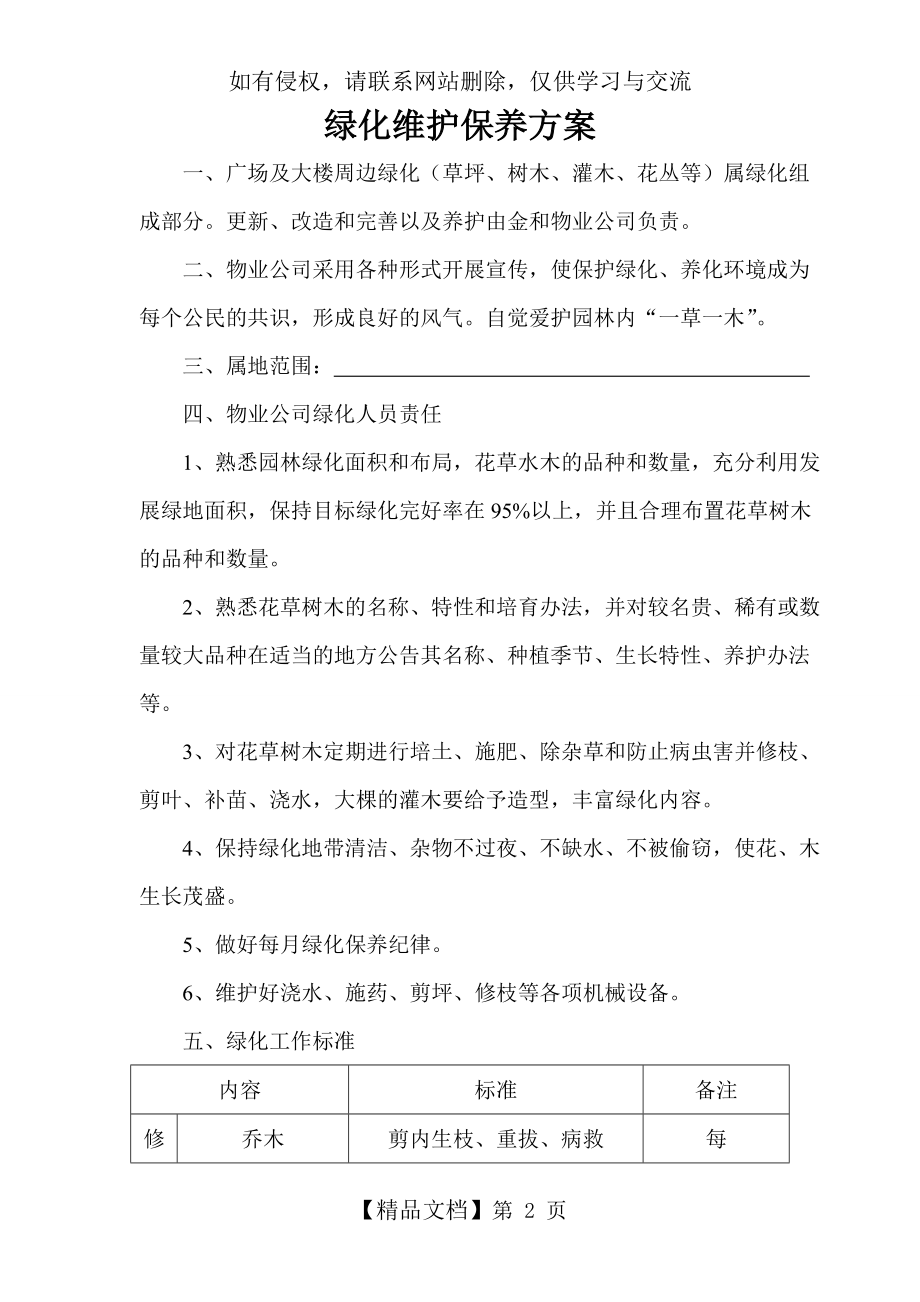 绿化维护保养方案.doc_第2页