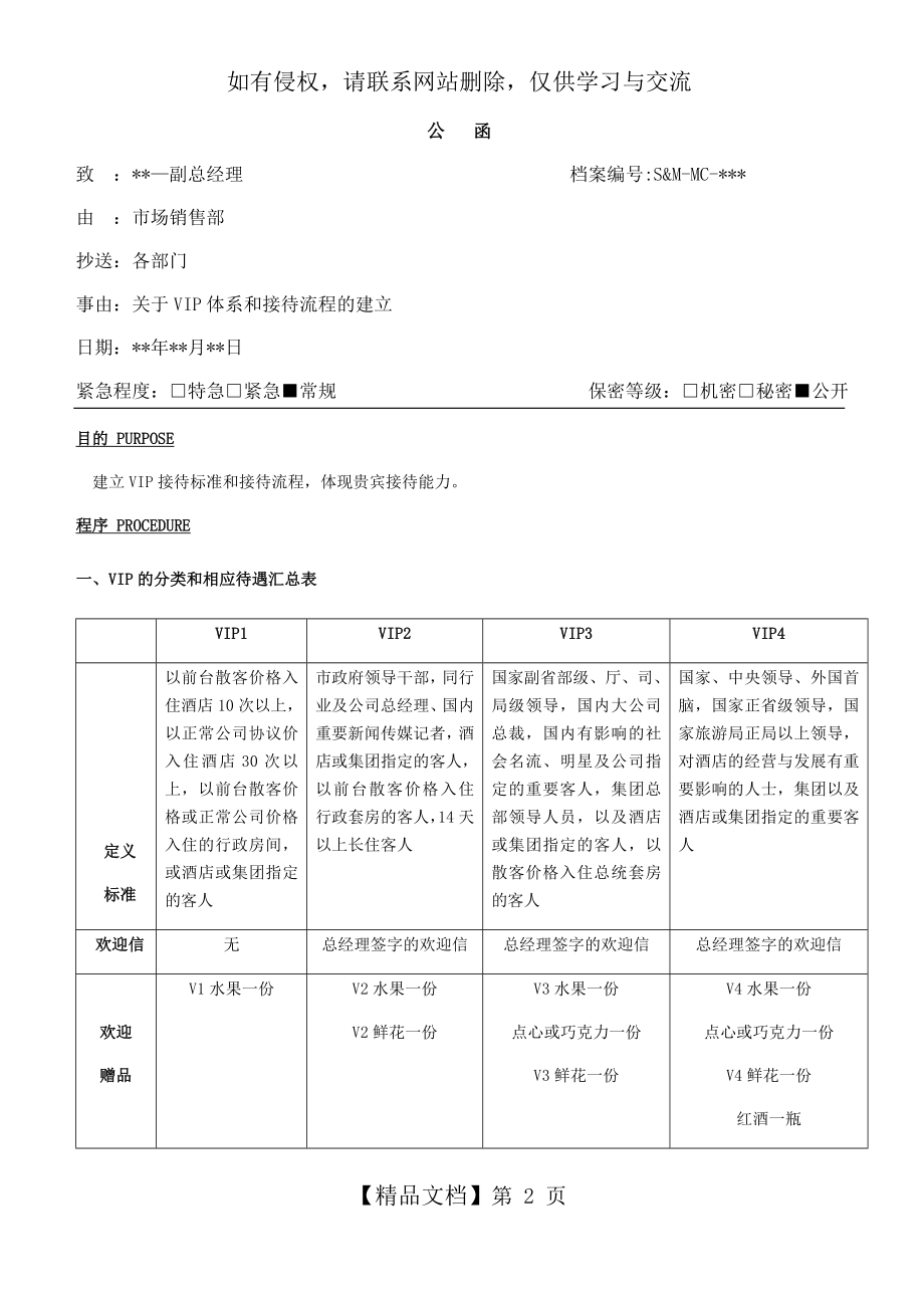 星级酒店VIP体系和接待流程.doc_第2页