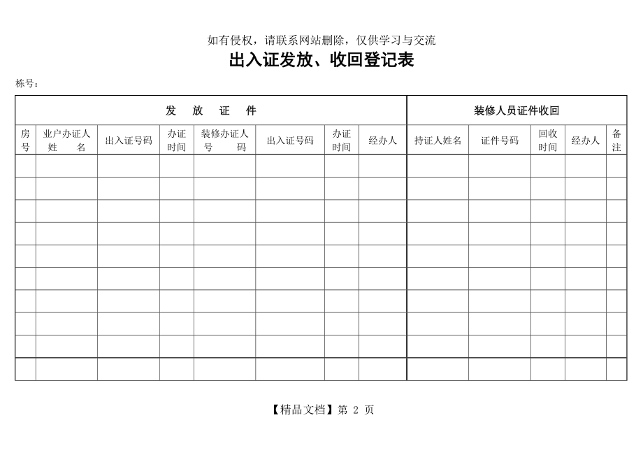 物业管理公司所用表格.doc_第2页