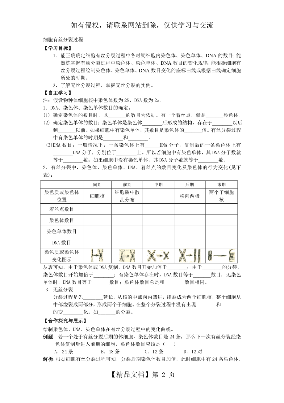 细胞有丝分裂过程.doc_第2页