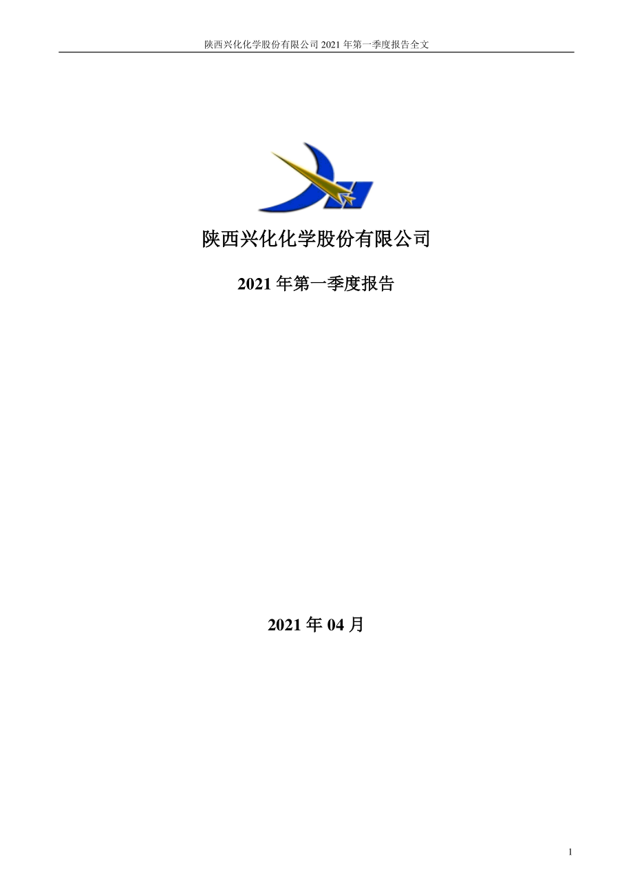 兴化股份：2021年第一季度报告全文.PDF_第1页