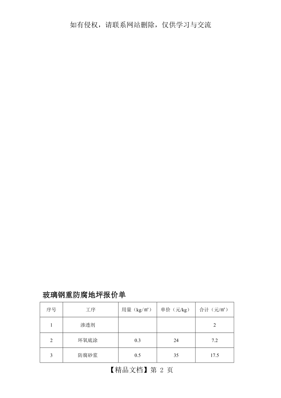 玻璃钢重防腐地坪报价单.doc_第2页