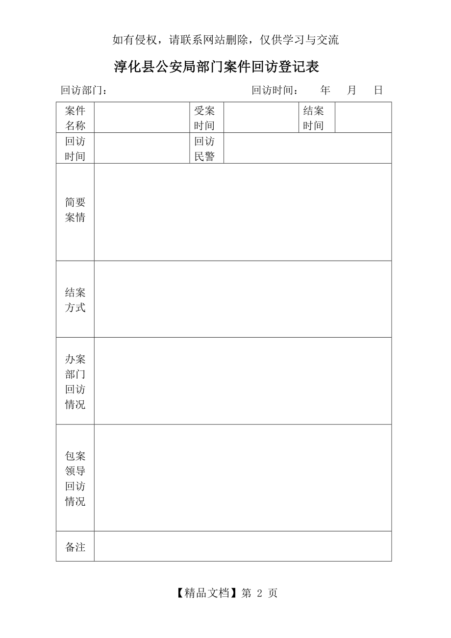 案件回访登记表.doc_第2页