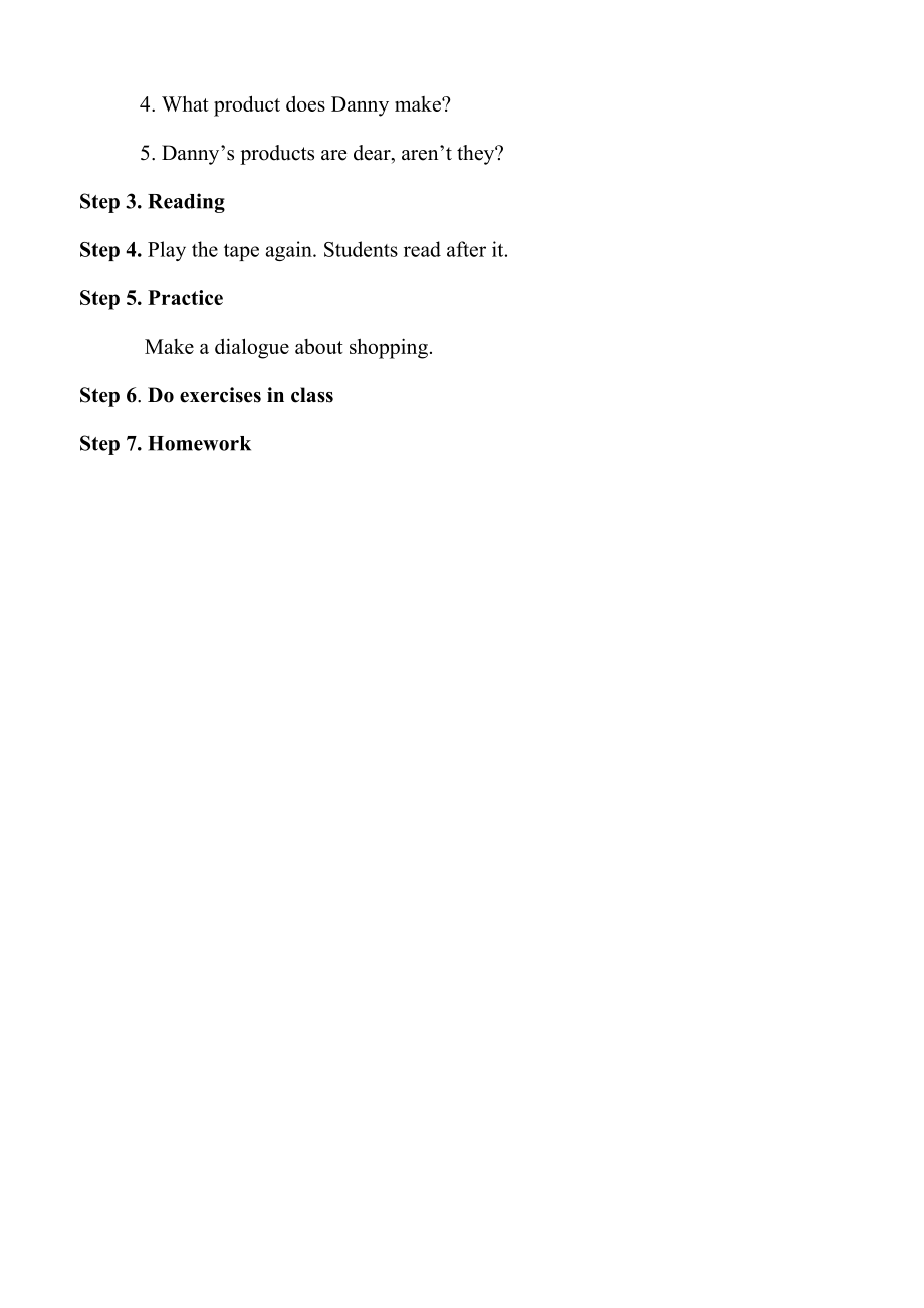 冀教版八年级下册英语 Lesson 26 教案.doc_第2页