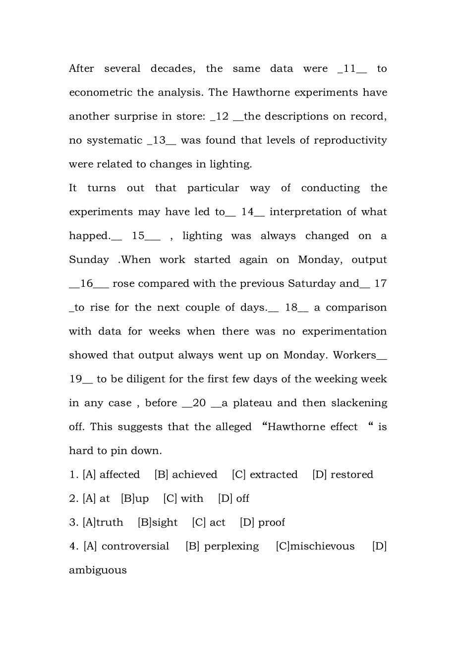 2010年全国硕士研究生入学统一考试英语试题及答案.docx_第2页