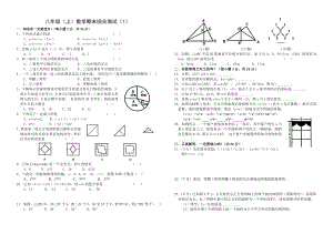 人教版八年级上数学期末考试试卷(10套).doc