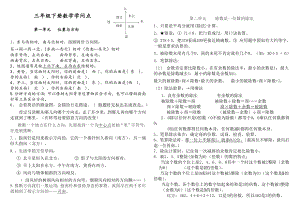 人教版三年级下册数学知识点总结1.docx