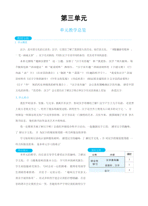 人教版五年级下册语文 第3单元 单元教学总览.docx