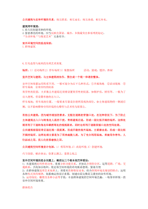 公共建筑设计原理总结(综合各复习资料提炼最精华).docx