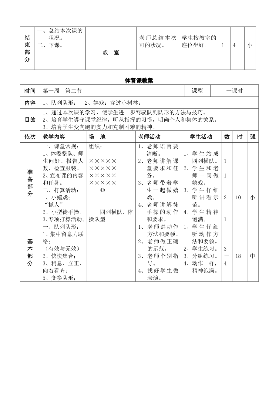 三年级上册体育与健康教案.docx_第2页