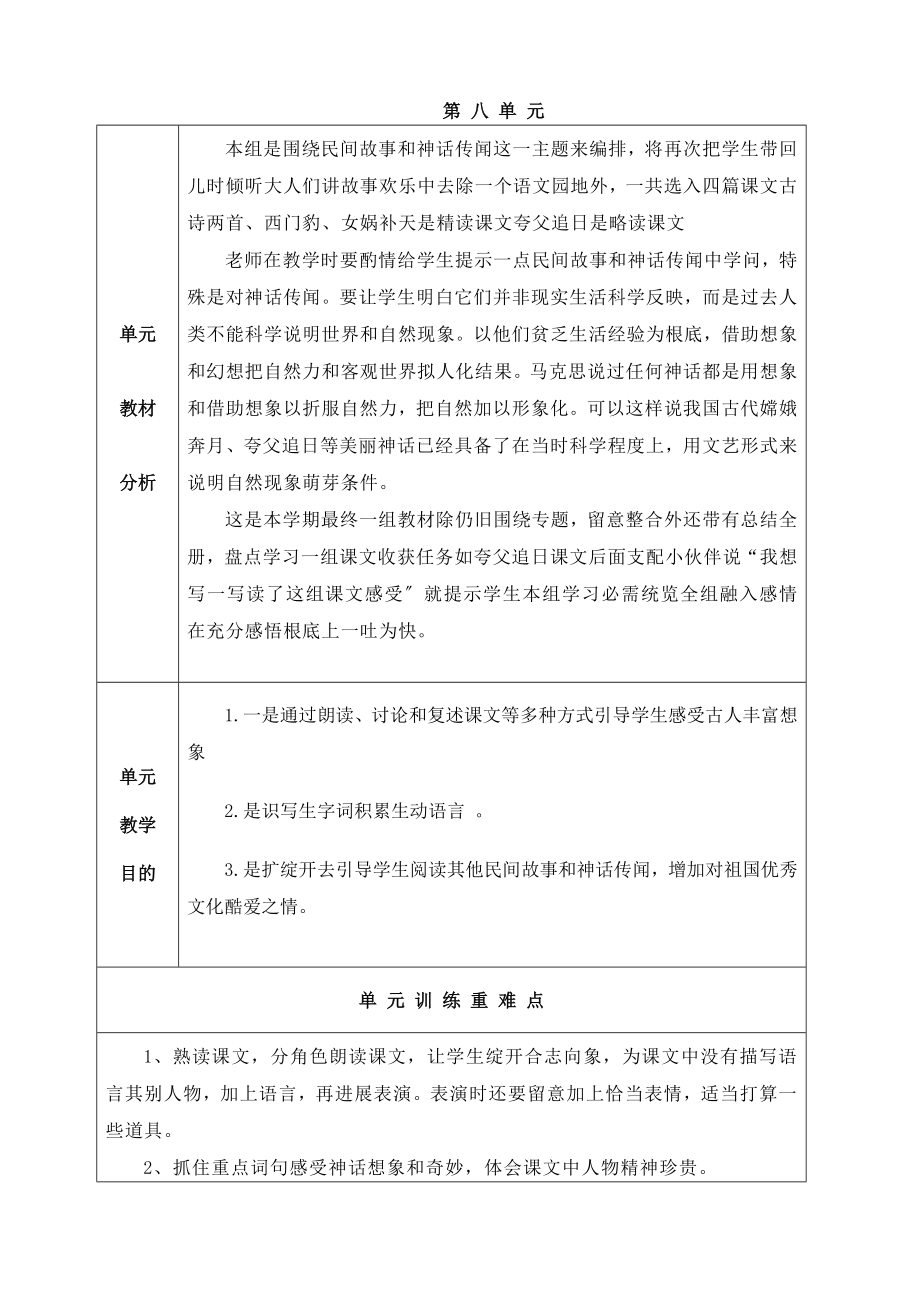 三年级语文下册第八单元电子教案.docx_第1页