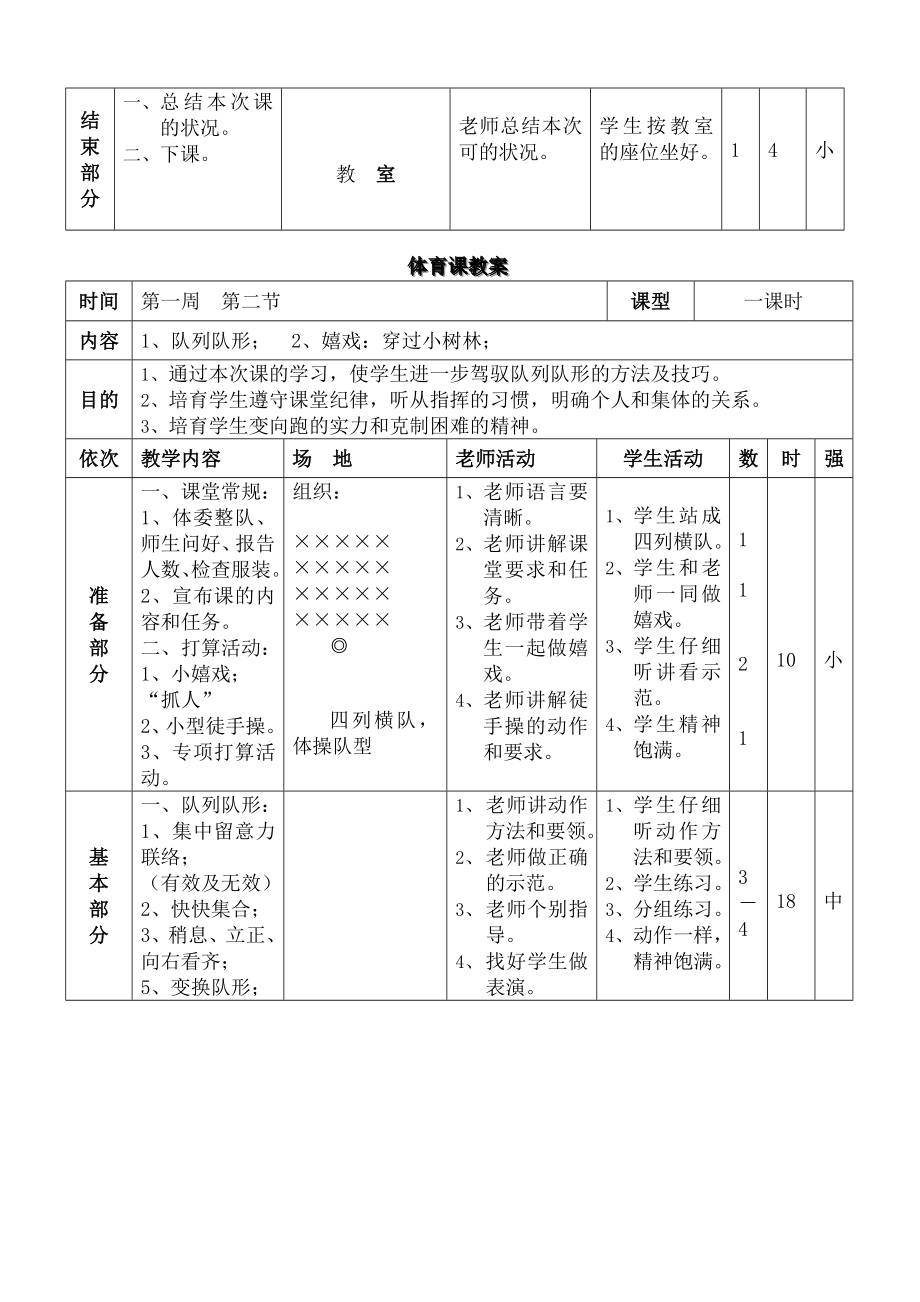 三年级上册体育与健康教案1.docx_第2页