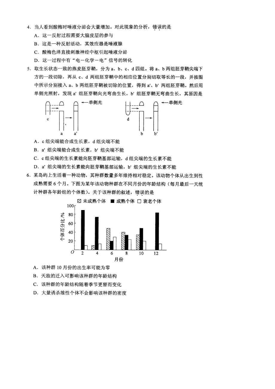 2012高考新课标全国卷1理综试题及答案.docx_第2页