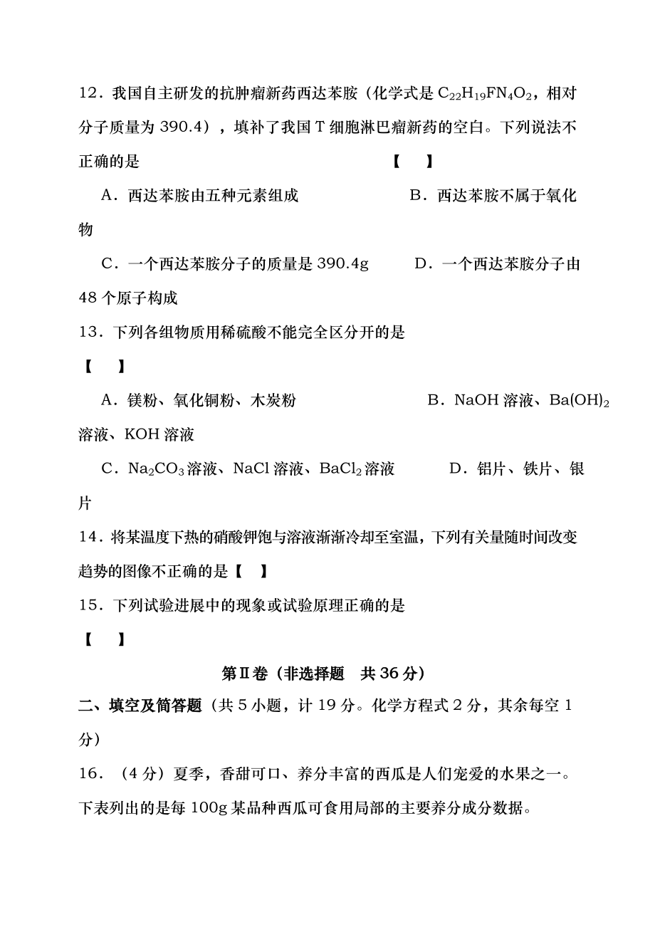 2015年陕西中考化学试题及答案.docx_第2页