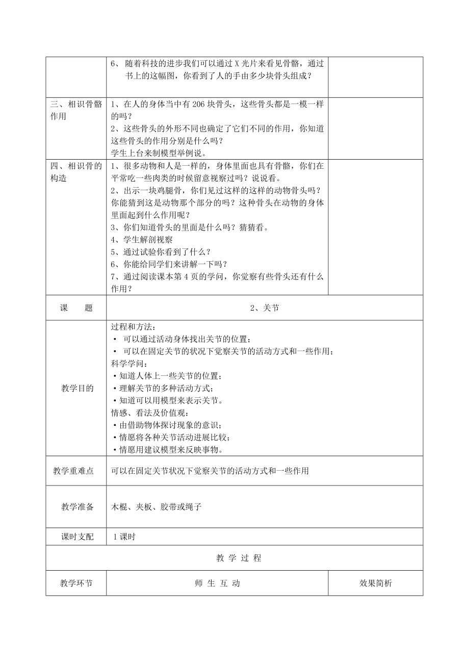 (苏教版)小学四年级科学下册教学设计全册教案.docx_第2页