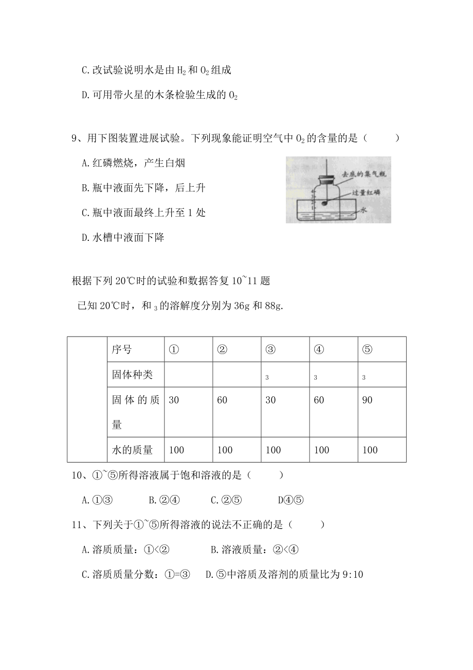 北京市中考化学试题复习资料.docx_第2页