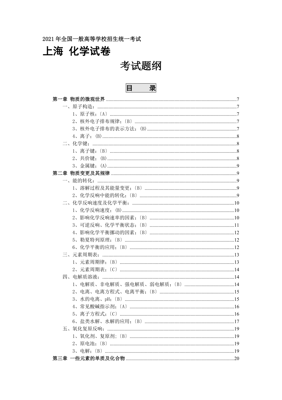 上海高考化学考纲知识点精编.docx_第1页