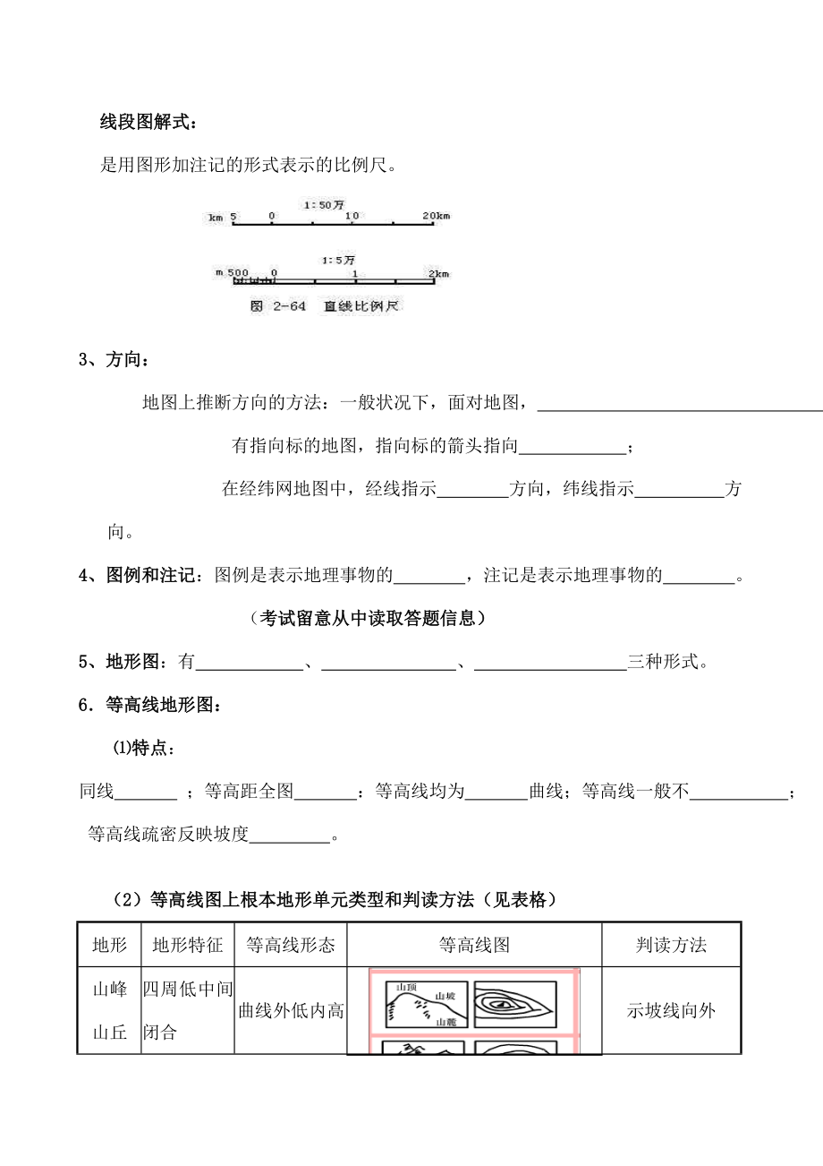 高中区域地理复习第五节地图知识.docx_第2页