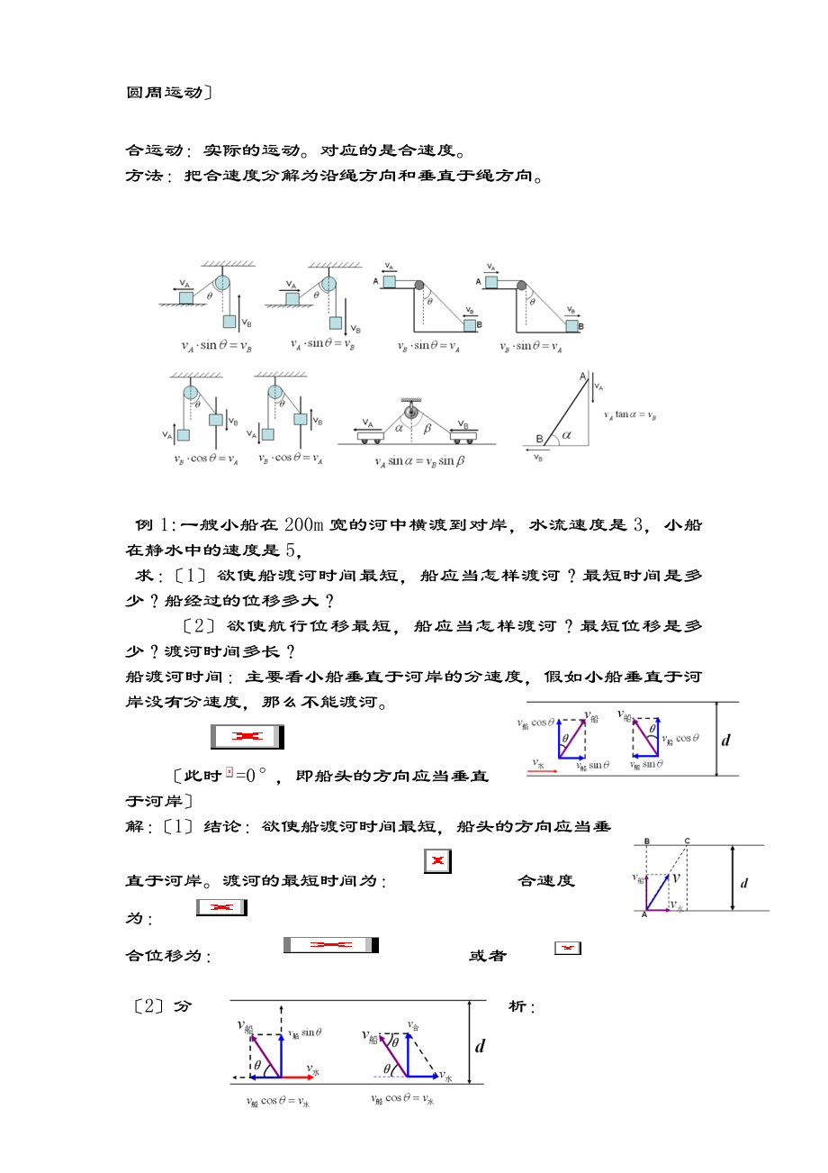 高一物理下学期期末复习知识点.docx_第2页