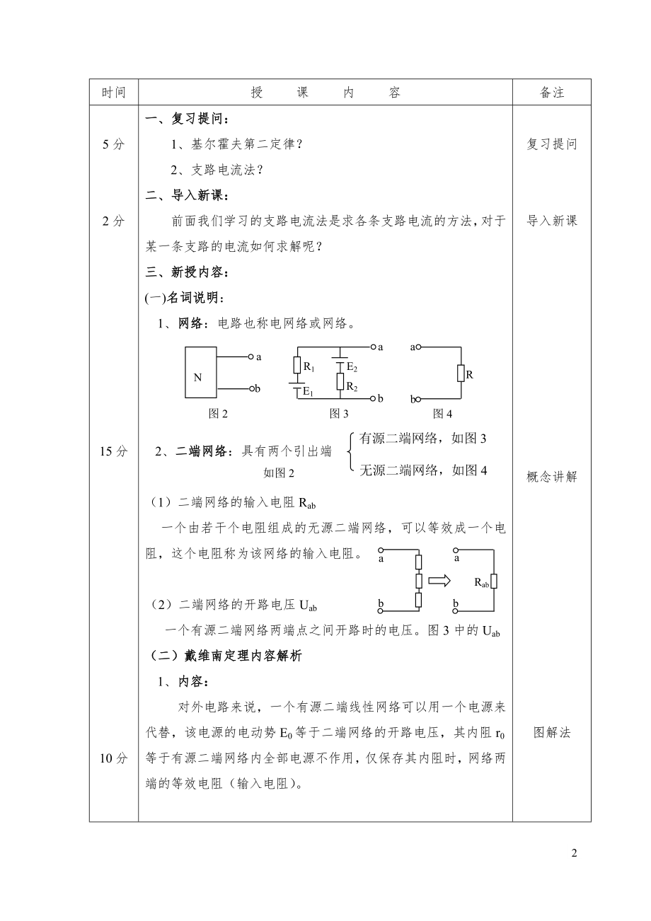 戴维南定理教案.docx_第2页