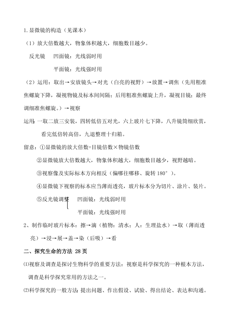 中考生物复习资料知识点整理苏教.docx_第2页