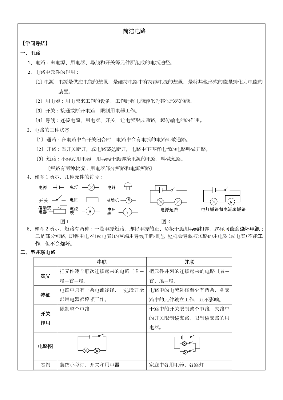 初三物理全套总复习教案必看.docx_第1页