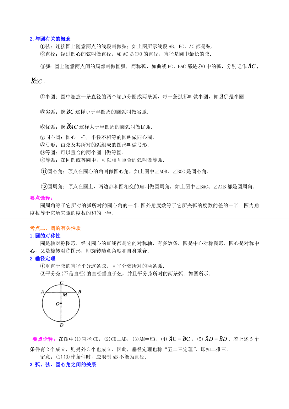 中考总复习圆综合复习知识讲解提高.docx_第2页