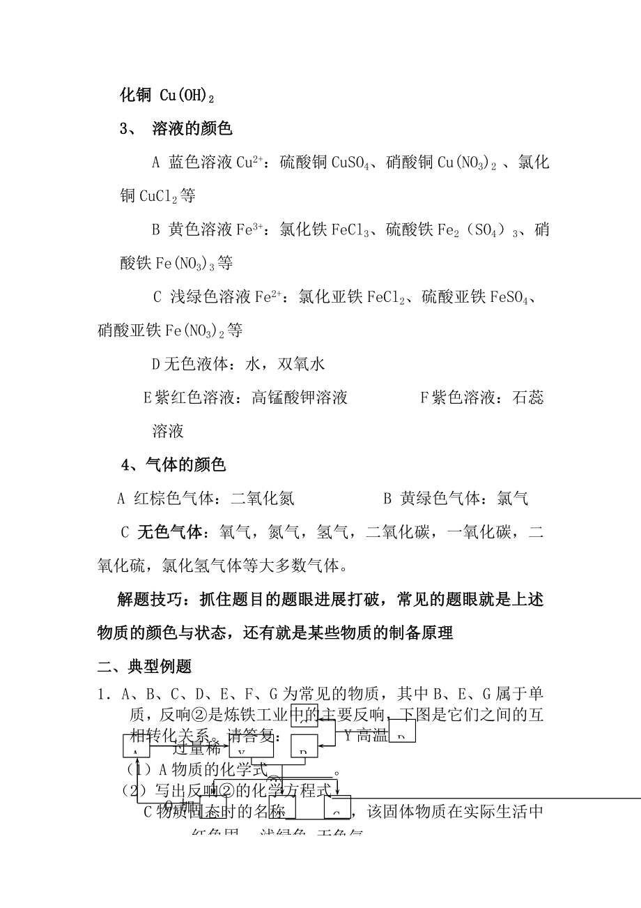 初三化学推断题专项练习含答案精选.docx_第2页