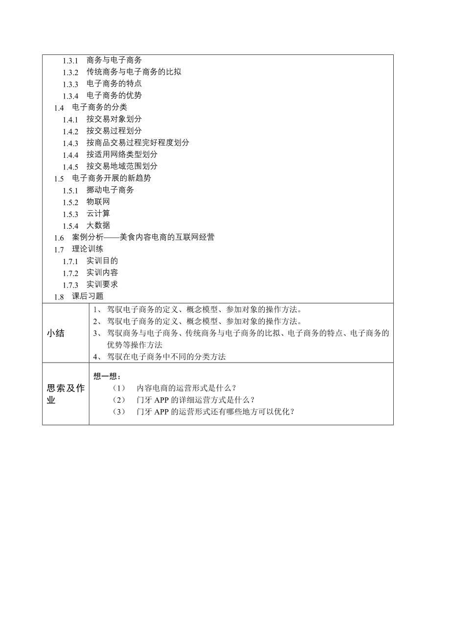 电子商务概论与案例分析微课版教学教案.docx_第2页